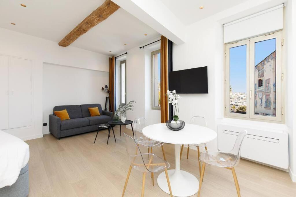 Appartement 33 M2 Comme Une Junior Suite - Vue Port Et Palais Des Festivals Cannes Kültér fotó